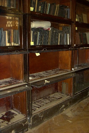 hornikova knihovna zasazena povodni